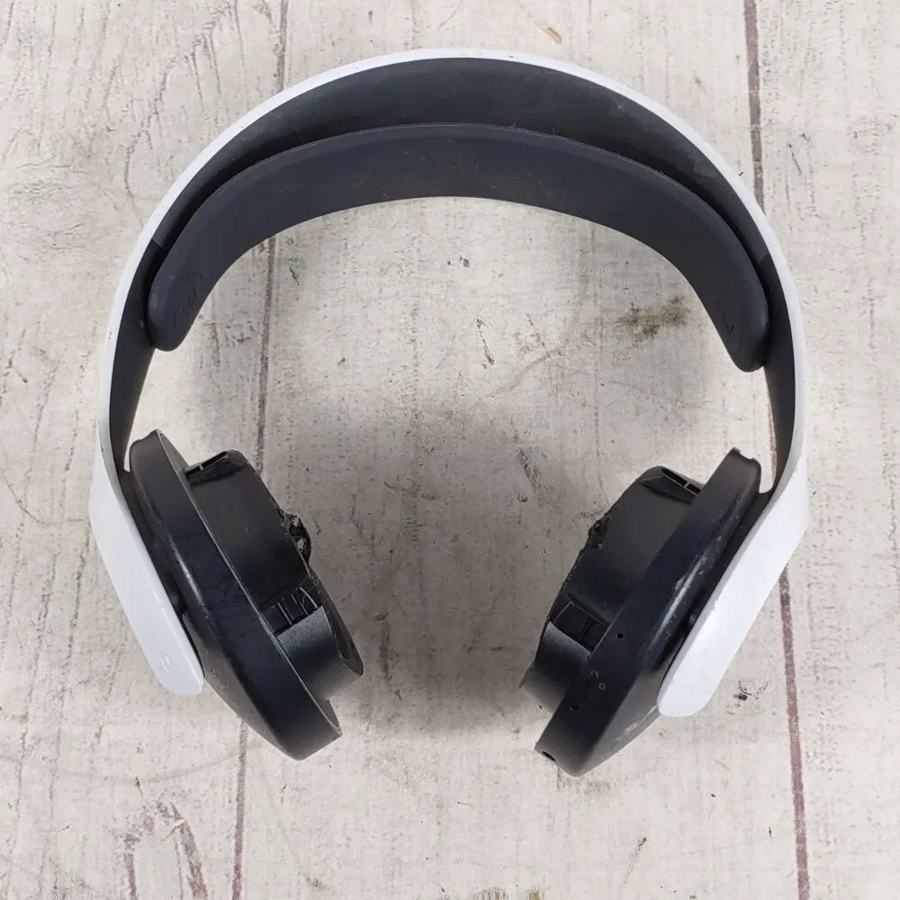 Sony PlayStation Pulse 3D Wireless Headset PS5 Black White CFI-ZWH1 FOR PARTS